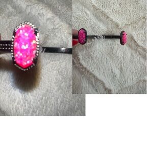 EUC Kendra Scott Kyocera Pink Opal Cuff